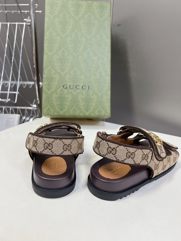 HOT SALE GUCCI WOMEN'S SANDAL with DOUBLE G