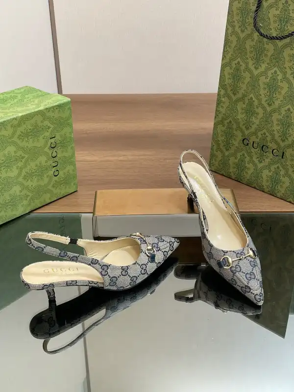 gucci WOMEN'S GG SLINGBACK PUMP-4.5cm