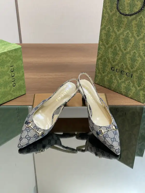 First bag ru gucci WOMEN'S GG SLINGBACK PUMP-4.5cm