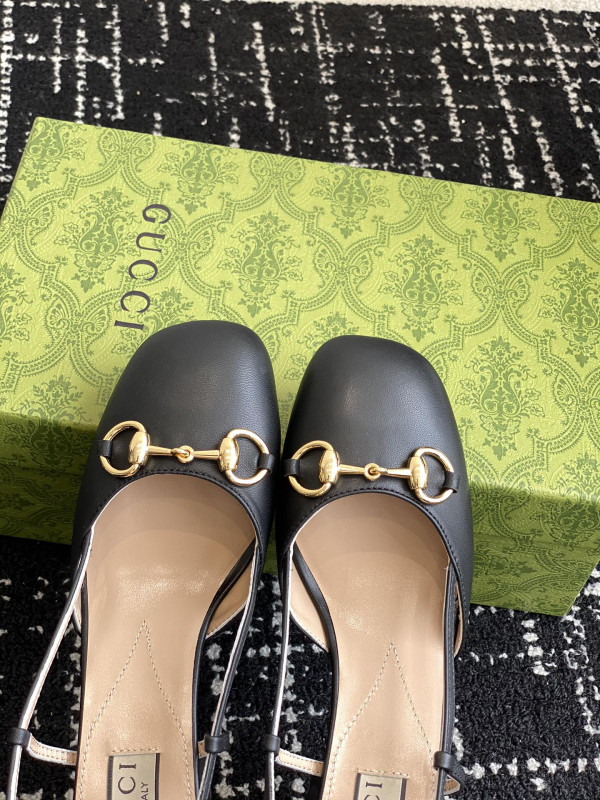 HOT SALE GUCCI WOMEN'S HORSEBIT SLINGBACK