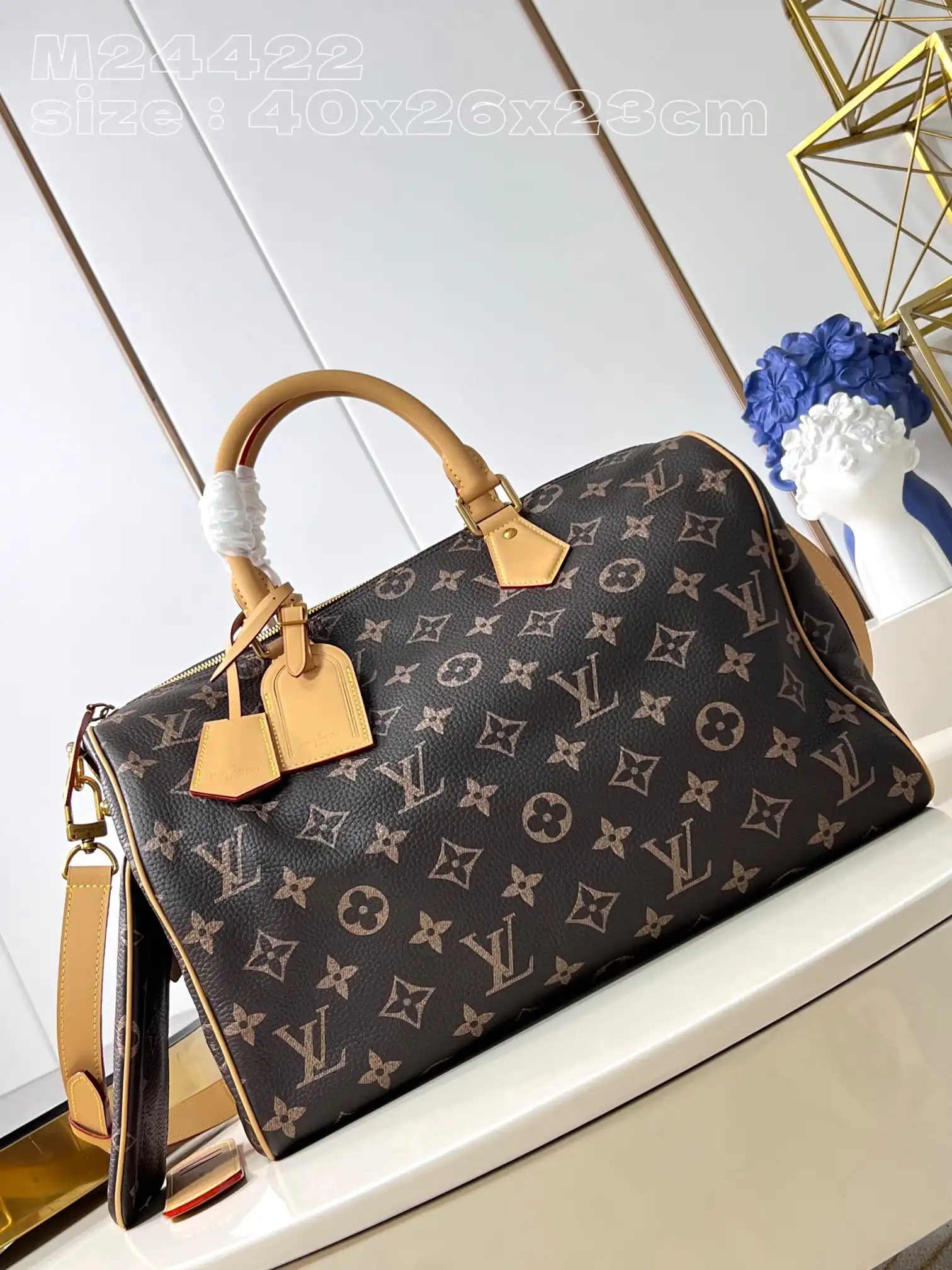 Eliminating the middleman and passing on savings to you. With massive production and tax-free benefits Louis Vuitton SPEEDY 40