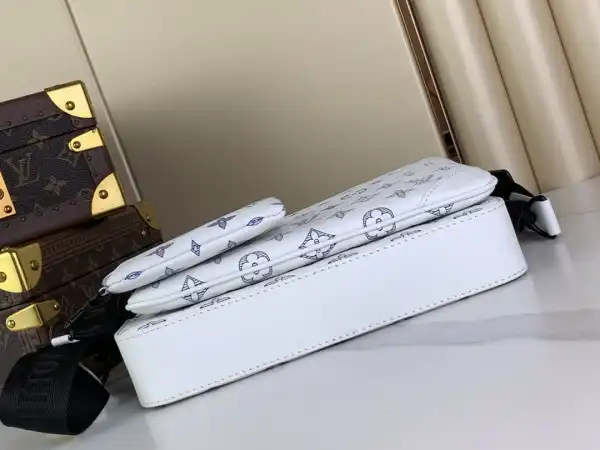 Aaa replica bags LOUIS VUITTON Nano Alpha-24*16*8 cm