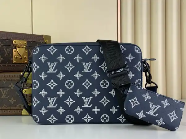 Aaa replica bags LOUIS VUITTON Nano Alpha-24*16*8 cm