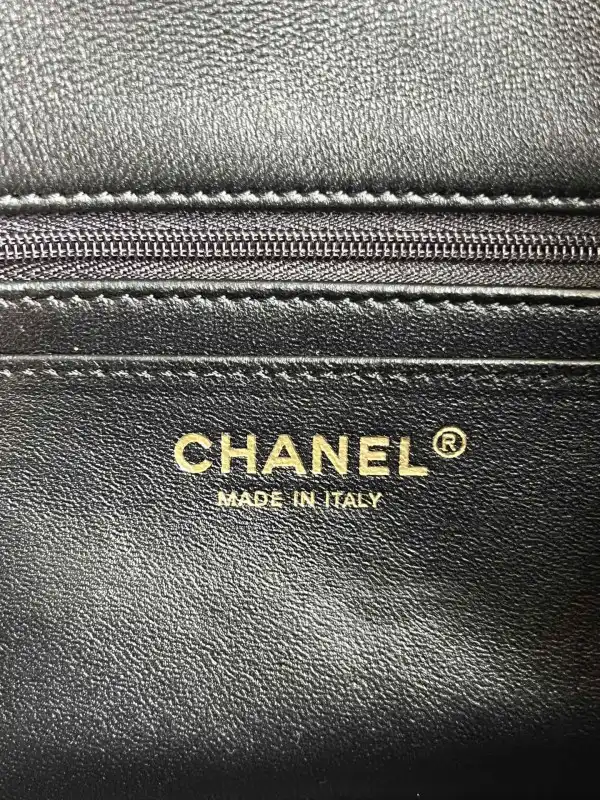 CHANEL FLAP BAG WITH TOP HANDLE-20*12*6cm