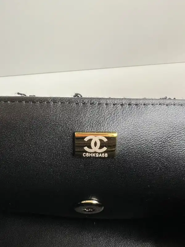 CHANEL FLAP BAG WITH TOP HANDLE-20*12*6cm