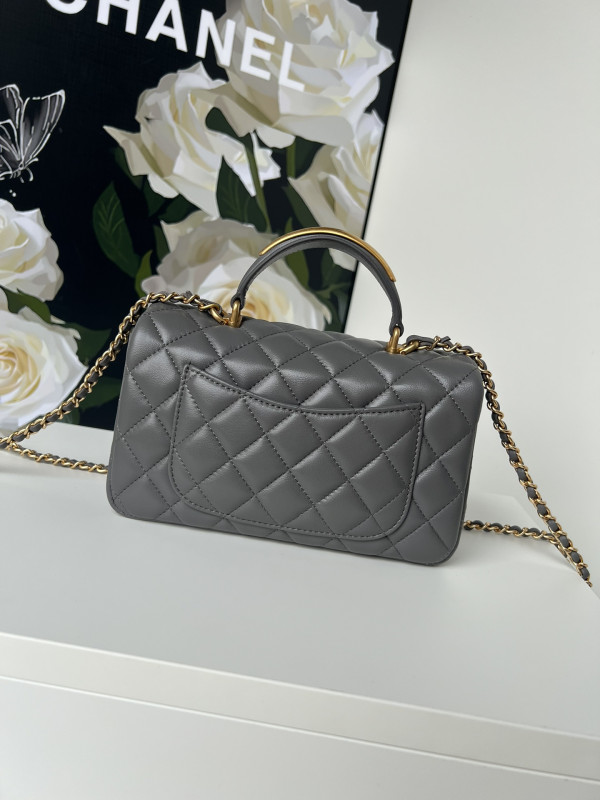 HOT SALE CL FLAP BAG WITH TOP HANDLE-20*12*6cm