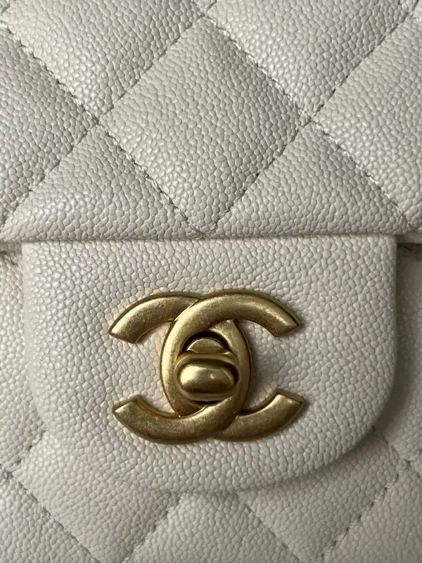 CHANEL FLAP BAG WITH TOP HANDLE-20*12*6cm