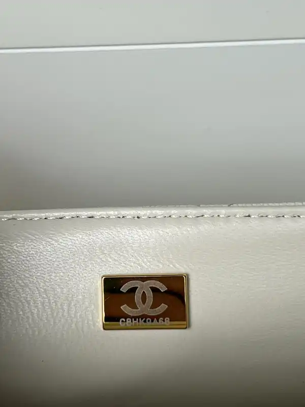 CHANEL FLAP BAG WITH TOP HANDLE-20*12*6cm