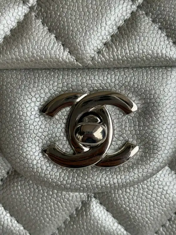 CHANEL FLAP BAG WITH TOP HANDLE-20*12*6cm