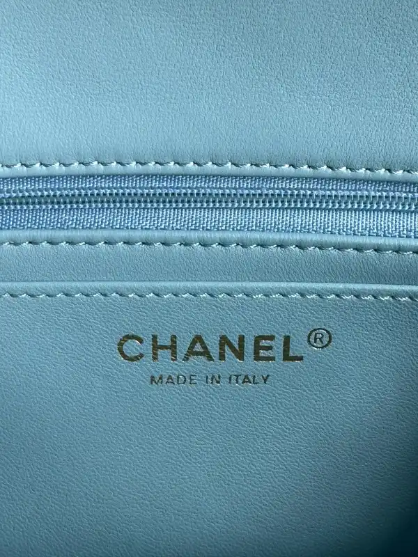 CHANEL FLAP BAG WITH TOP HANDLE-20*12*6cm