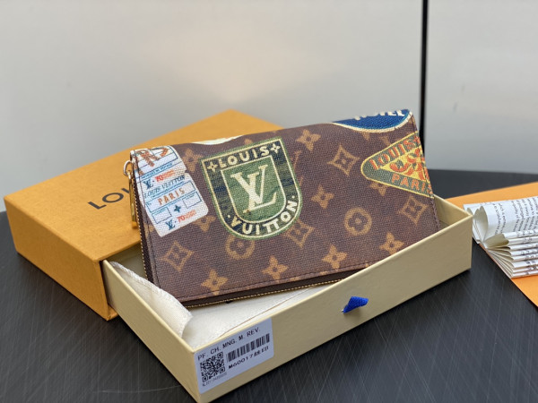 HOT SALE LOUIS VUITTON ZIPPY WALLET-10*20*2 cm