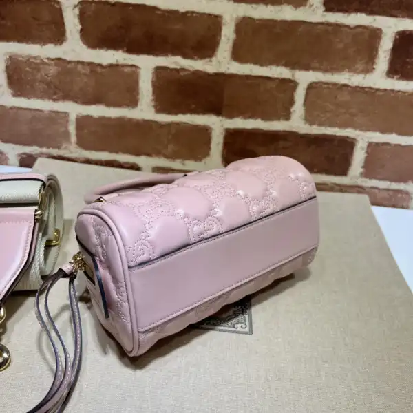 Frstbag ru GUCCI GG matelassé leather top handle bag