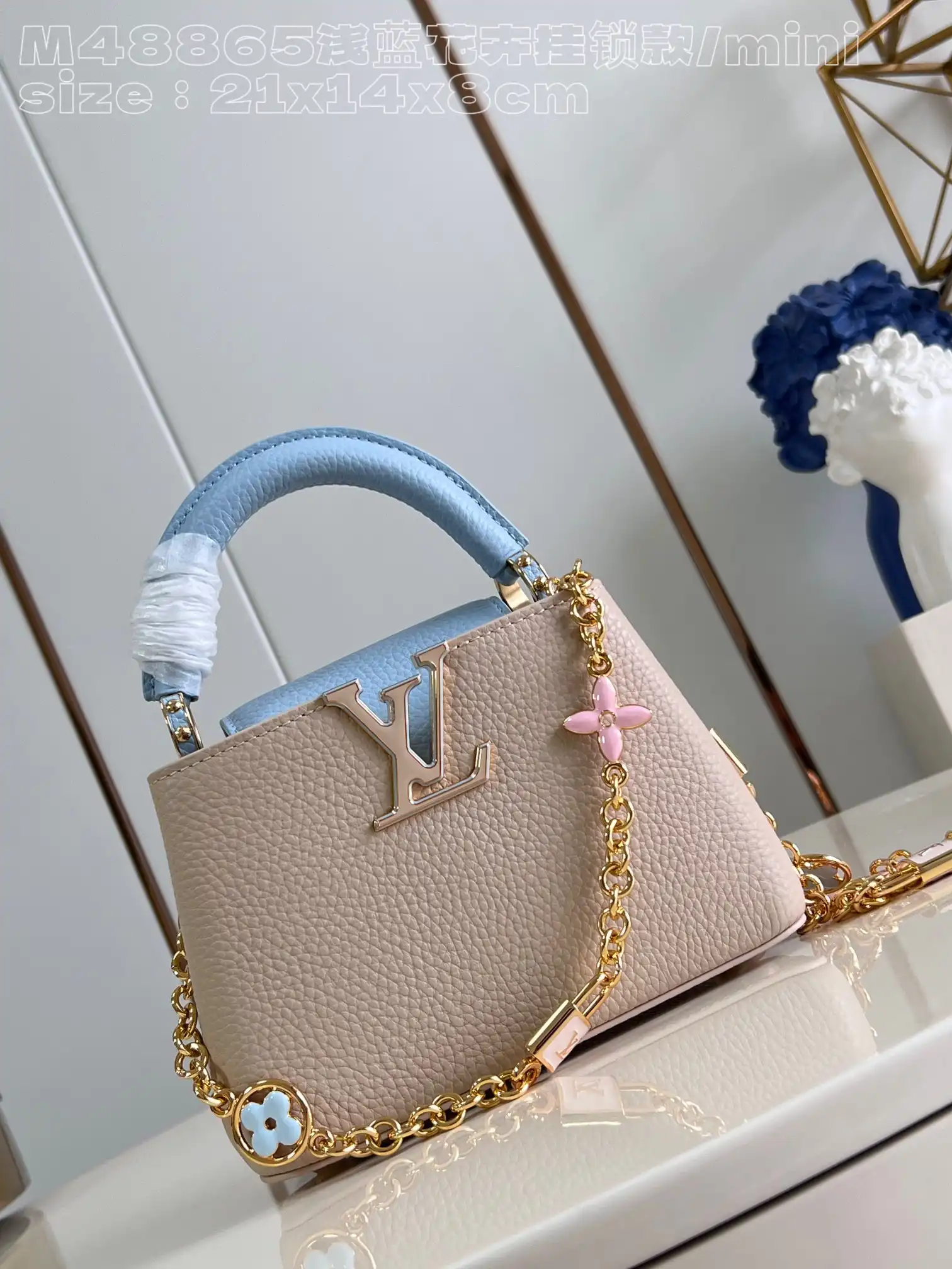 Affordable LOUIS VUITTON CAPUCINES MINI-21*14*8CM