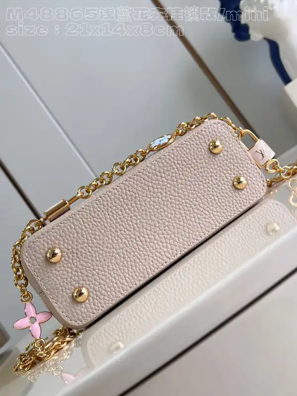 Affordable LOUIS VUITTON CAPUCINES MINI-21*14*8CM