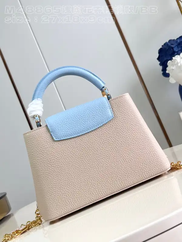 First bag ru LOUIS VUITTON CAPUCINES BB-27*18*9CM