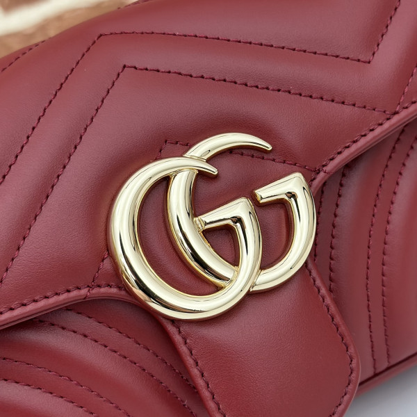 [FREE SHIPPING] GUCCI GG MARMONT bag-23*14*6CM