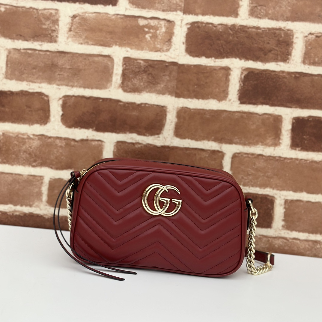 HOT SALE GUCCI GG Marmont small shoulder bag