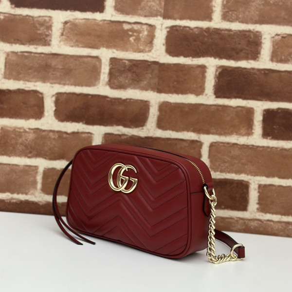 HOT SALE GUCCI GG Marmont small shoulder bag