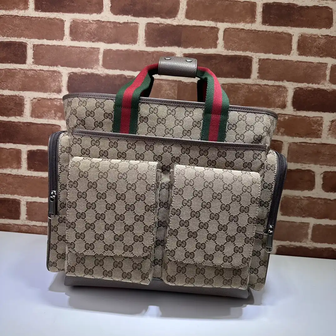 GUCCI ORIGINAL GG DIAPER BAG-40*35*20CM