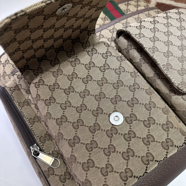 HOT SALE GUCCI ORIGINAL GG DIAPER BAG-40*35*20CM