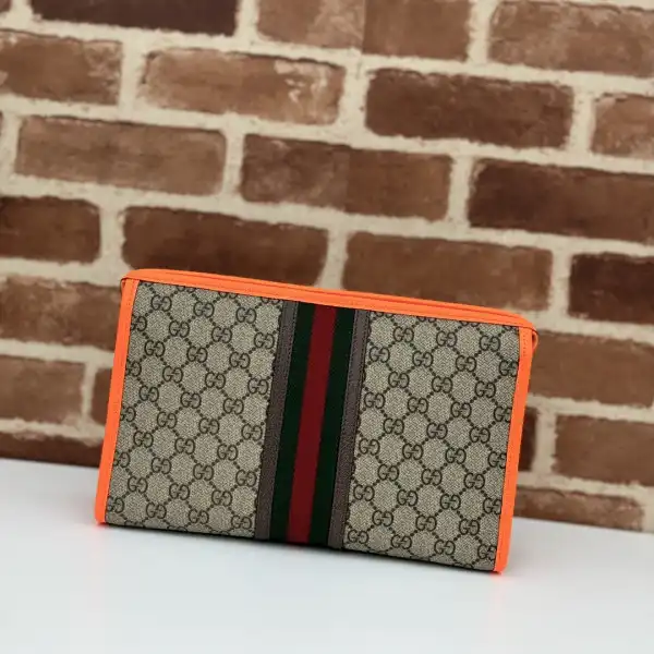 GUCCI OPHIDIA GG POUCH-28.5*18*9CM