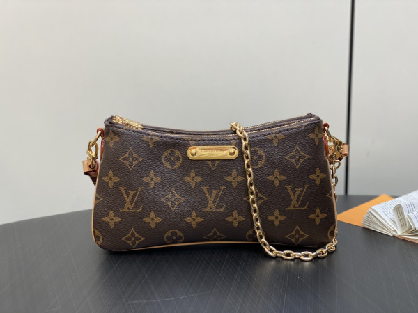 HOT SALE LOUIS VUITTON Liv pochette double -9.6*5.3*2.6CM