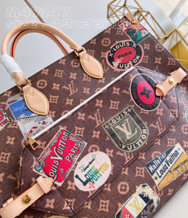 HOT SALE LOUIS VUITTON ONTHEGO Voyage TOTE BAG-43*33*18.5cm