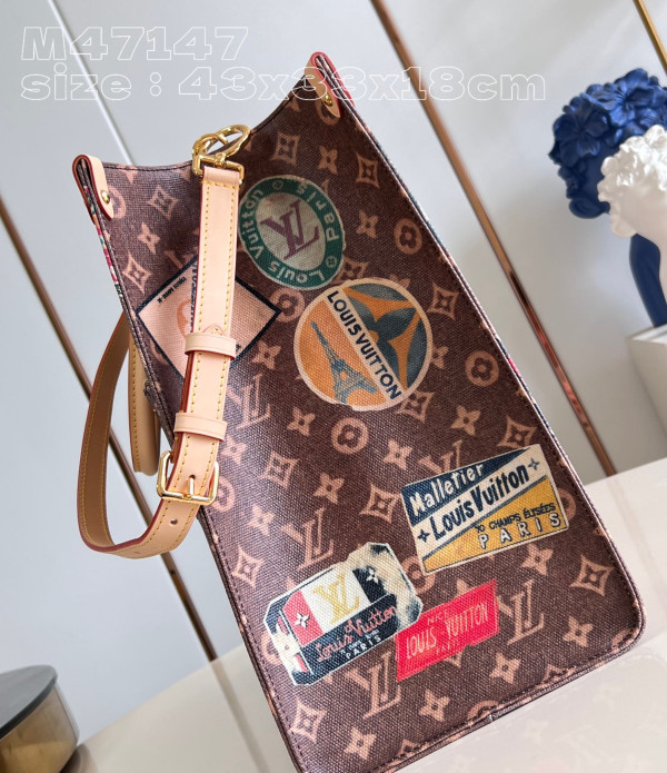 HOT SALE LOUIS VUITTON ONTHEGO Voyage TOTE BAG-43*33*18.5cm