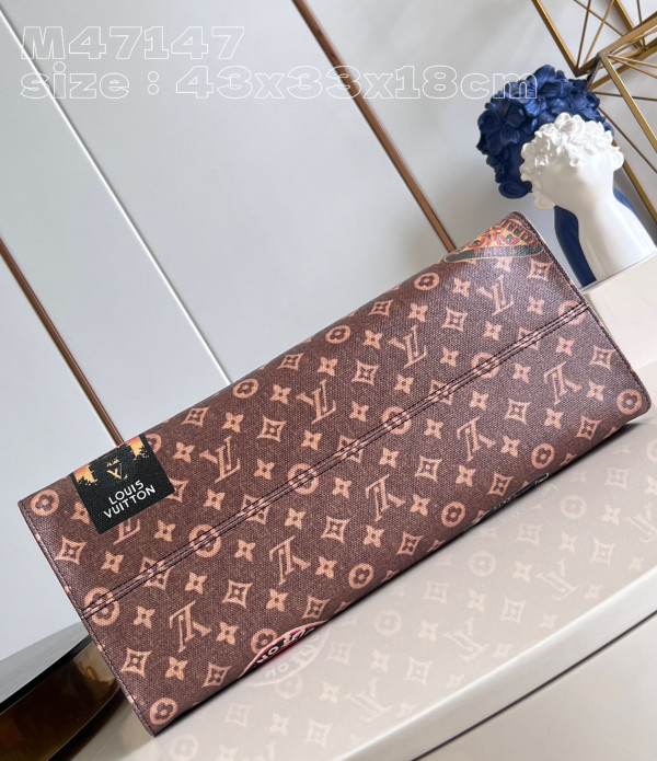 HOT SALE LOUIS VUITTON ONTHEGO Voyage TOTE BAG-43*33*18.5cm