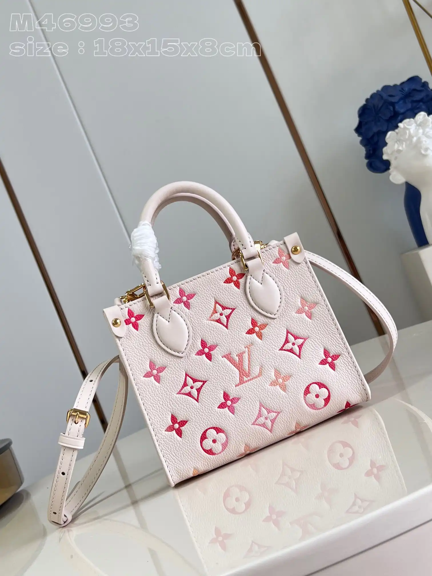 AAA Replica Ru LOUIS VUITTON ONTHEGO BB-18*15*8.5cm