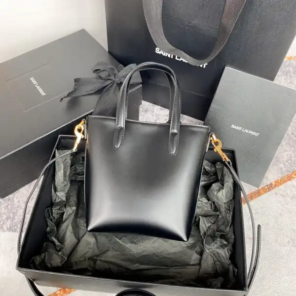 YSL Toy Shopping Mini leather tote bag-18*17*8cm