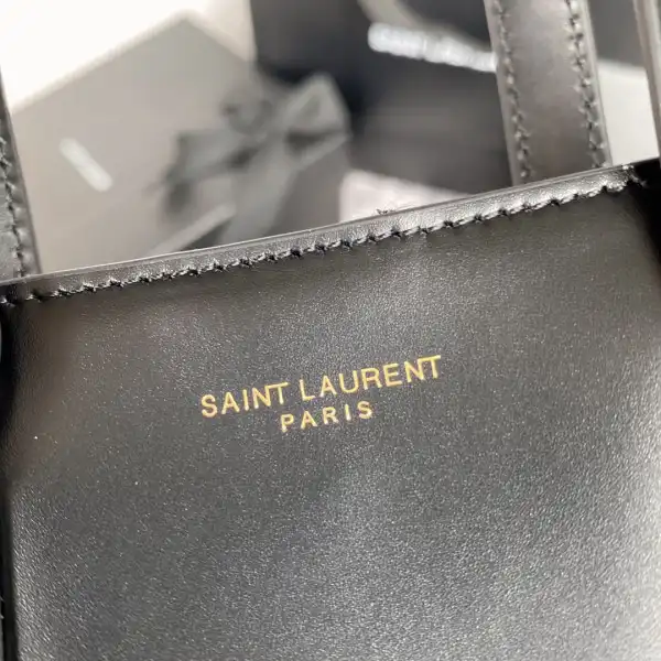 YSL Toy Shopping Mini leather tote bag-18*17*8cm