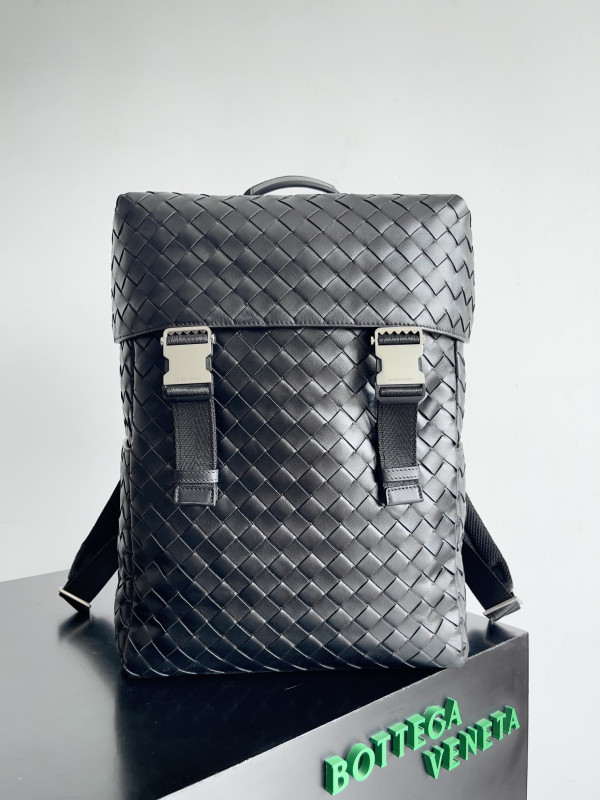 HOT SALE BOTTEGA VENETA Intrecciato Backpack-38*26*15cm