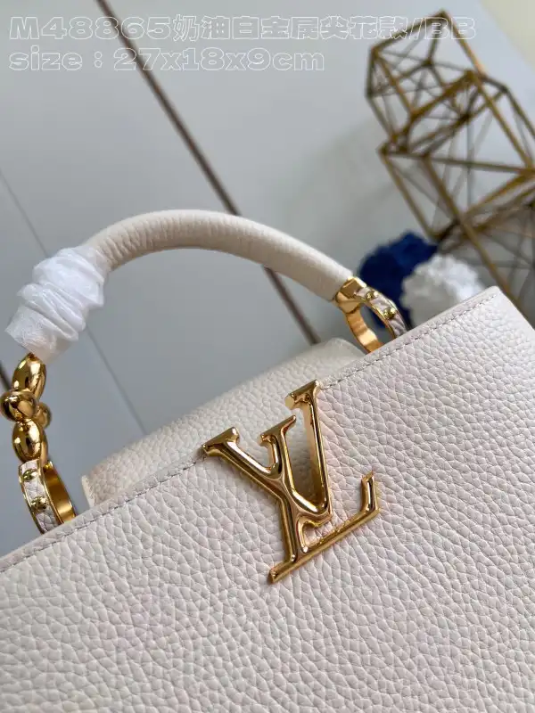 First bag ru LOUIS VUITTON CAPUCINES BB-27*18*9CM