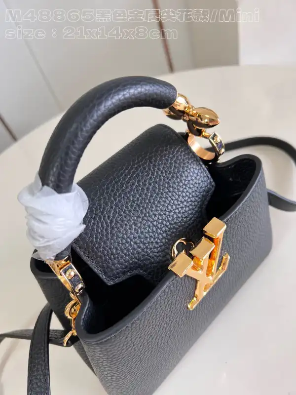 Cheap LOUIS VUITTON CAPUCINES MINI-21*14*8CM