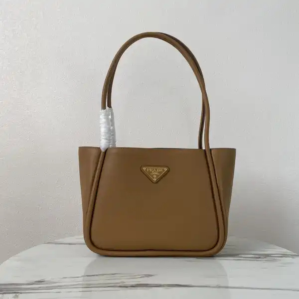 First bag ru Prada Medium Leather Handbag-25*18.5*12.5CM