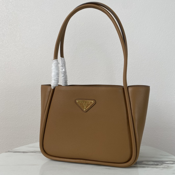 HOT SALE Prada Medium Leather Handbag-25*18.5*12.5CM