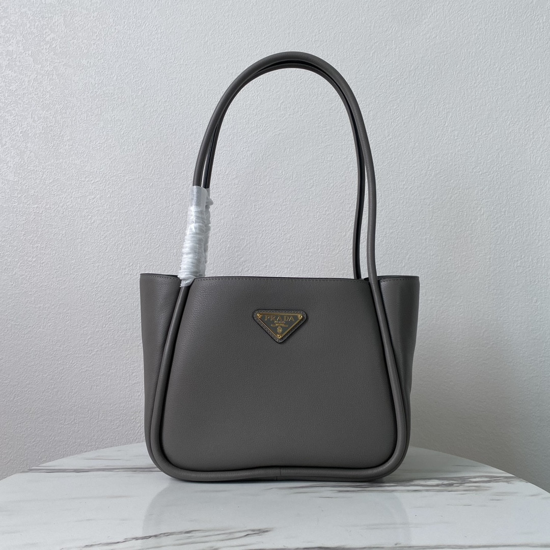 HOT SALE Prada Medium Leather Handbag-25*18.5*12.5CM