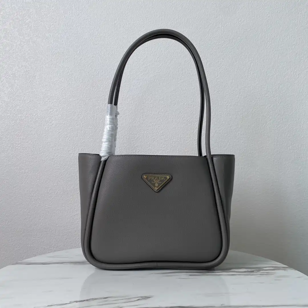 First bag ru Prada Medium Leather Handbag-25*18.5*12.5CM