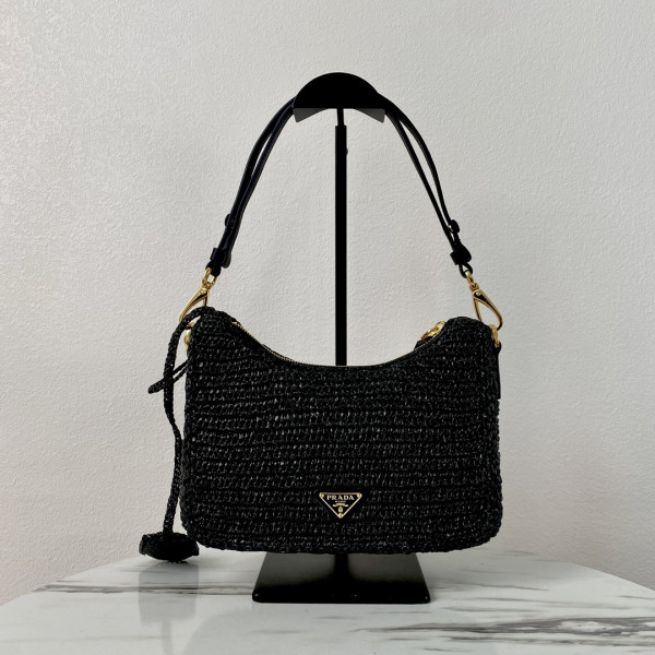 HOT SALE PRADA Re-Edition Crochet Mini-Bag-22*18*6CM