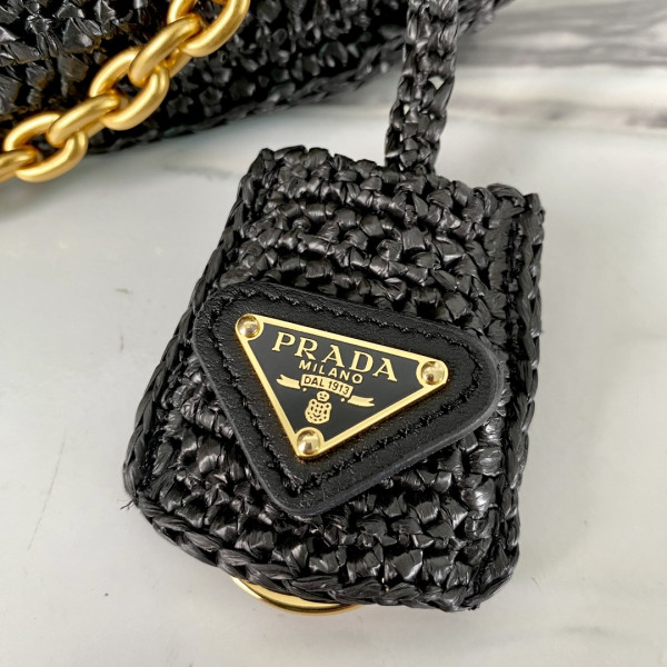 HOT SALE PRADA Re-Edition Crochet Mini-Bag-22*18*6CM