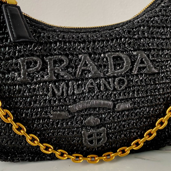 HOT SALE PRADA Re-Edition Crochet Mini-Bag-22*18*6CM