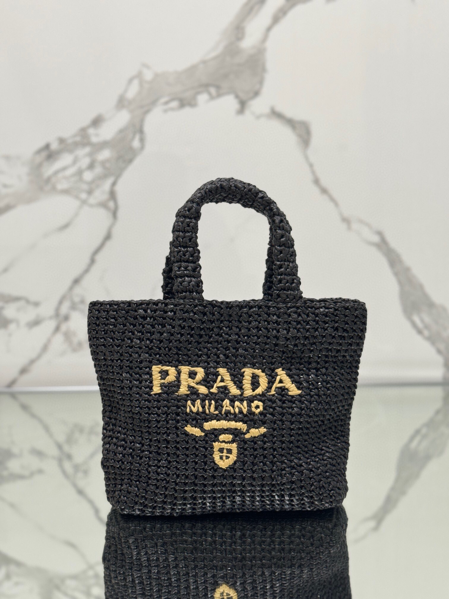 HOT SALE PRADA Crochet tote bag