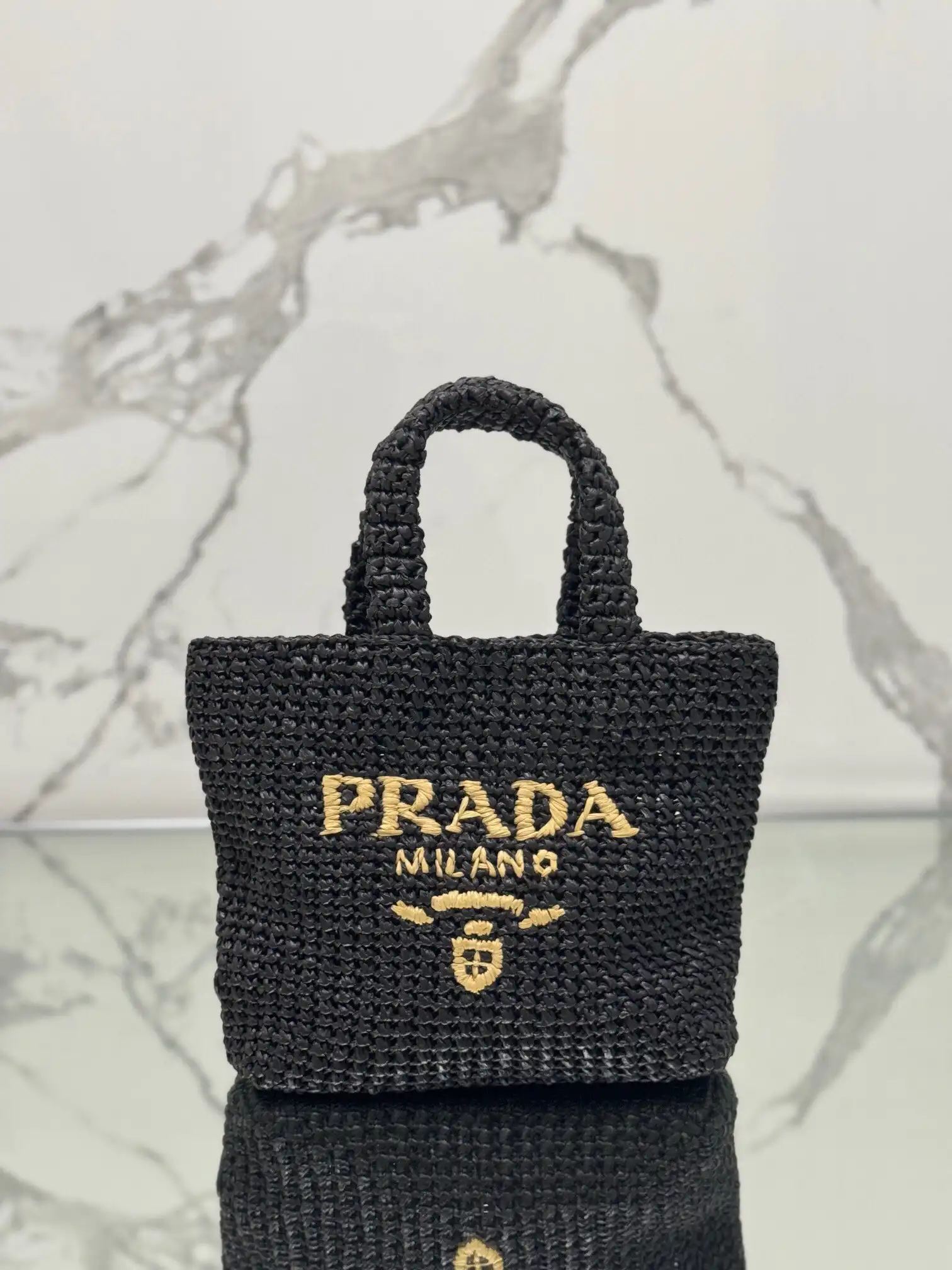 Firstbag Ru PRADA Crochet tote bag