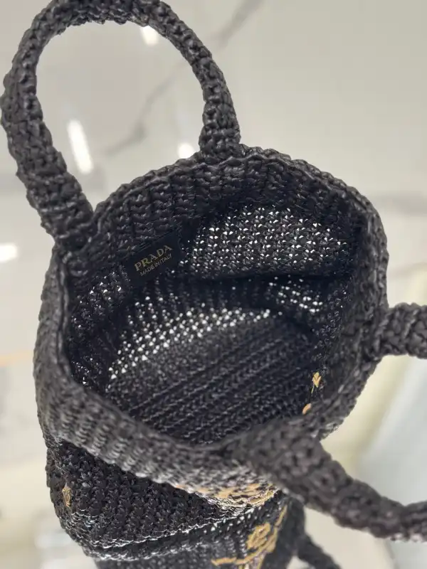 Affordable PRADA Crochet tote bag