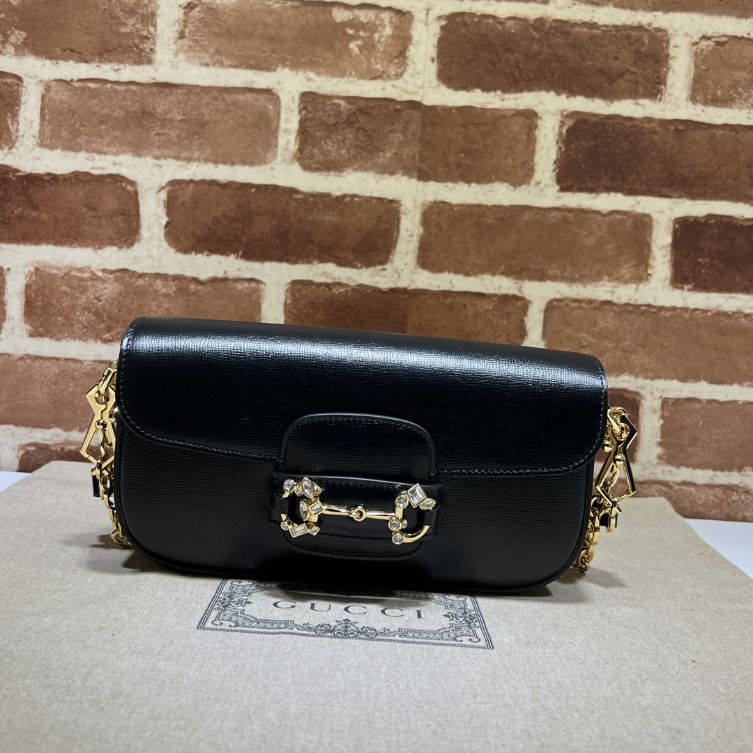 HOT SALE Gucci Horsebit 1955 small shoulder bag-23.5*13*7cm