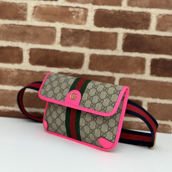 HOT SALE GUCCI OPHIDIA GG SMALL BELT BAG