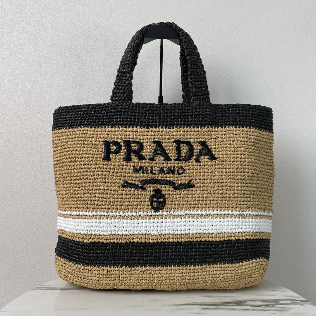 HOT SALE PRADA Crochet tote bag-48*34*16CM