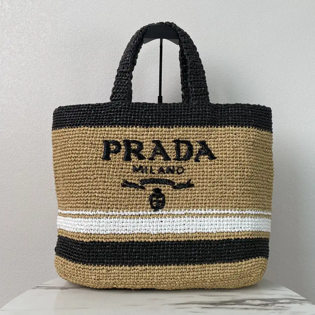 PRADA Crochet tote bag-48*34*16CM