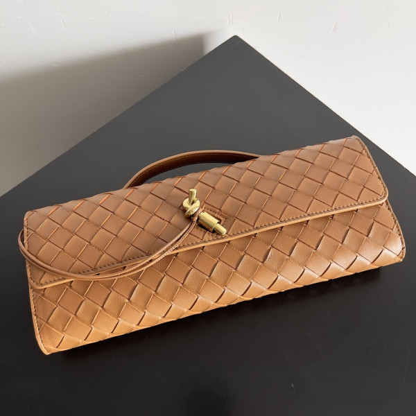 HOT SALE BOTTEGA VENETA Long Clutch Andiamo With Handle-31*13*3CM